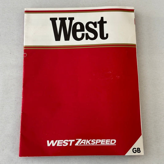 1987 West Zakspeed Racing Team Press Kit Photos Slides Martin Brundle