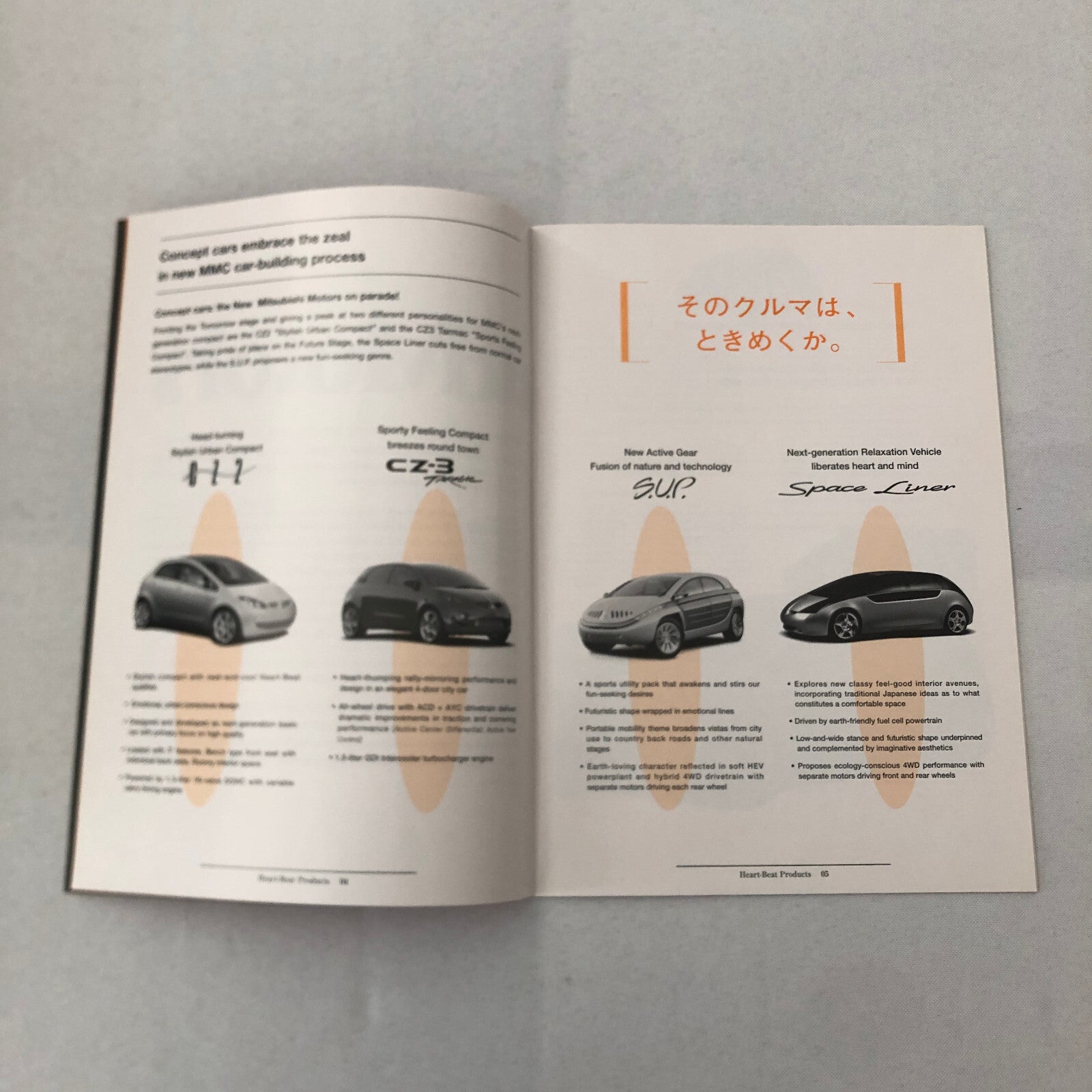 2001 Mitsubishi Concept Car Prototype Press Kit Tokyo Motor Show JDM CZ-3 SUP +