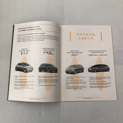 2001 Mitsubishi Concept Car Prototype Press Kit Tokyo Motor Show JDM CZ-3 SUP +