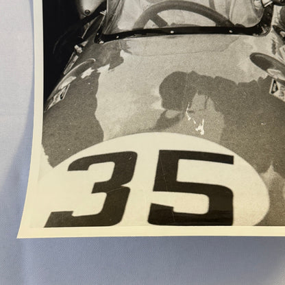 Vintage Racing Photo 1968 Jochen Rindt Racing Driver Motorsport