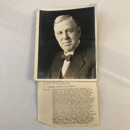 Press Photo Photograph Senator Nathaniel Barksdale Dial Democrat South Carolina