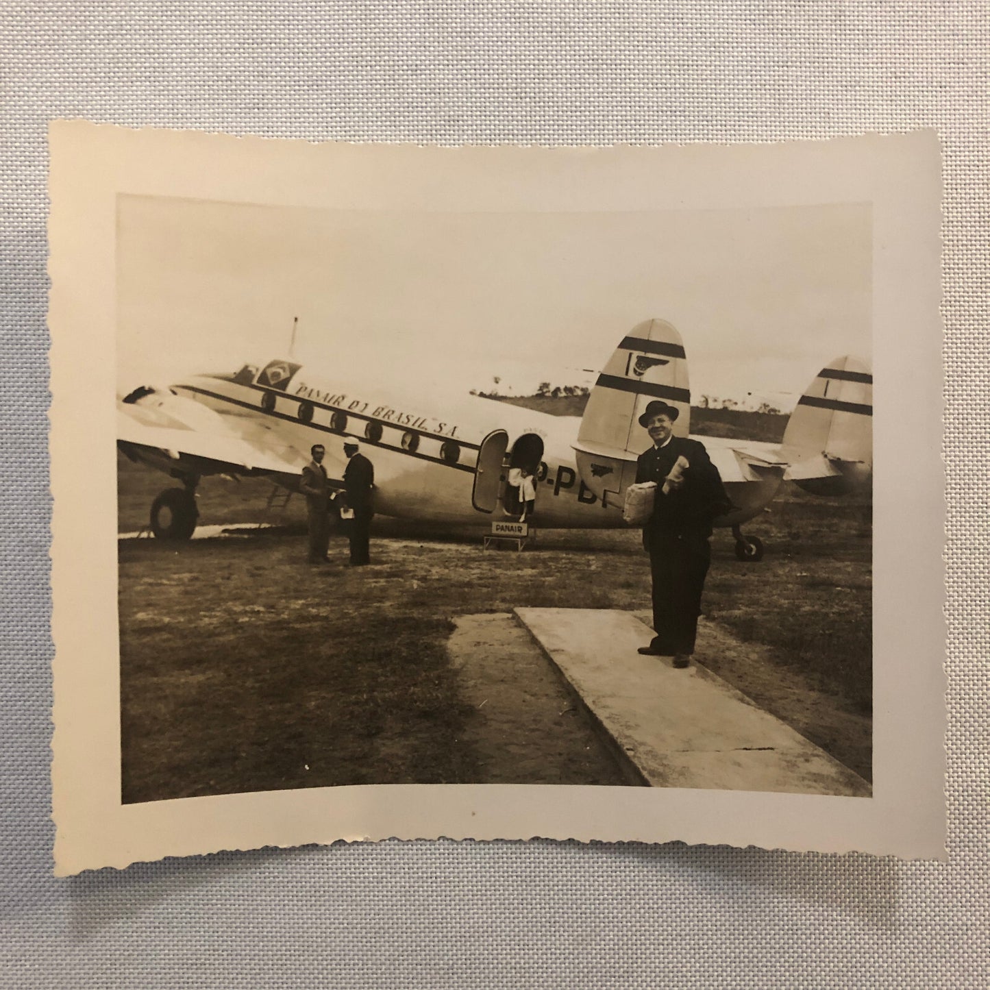 Panair Do Brasil Aircraft Airplane Plane Photo Photograph Brazil Brazilian