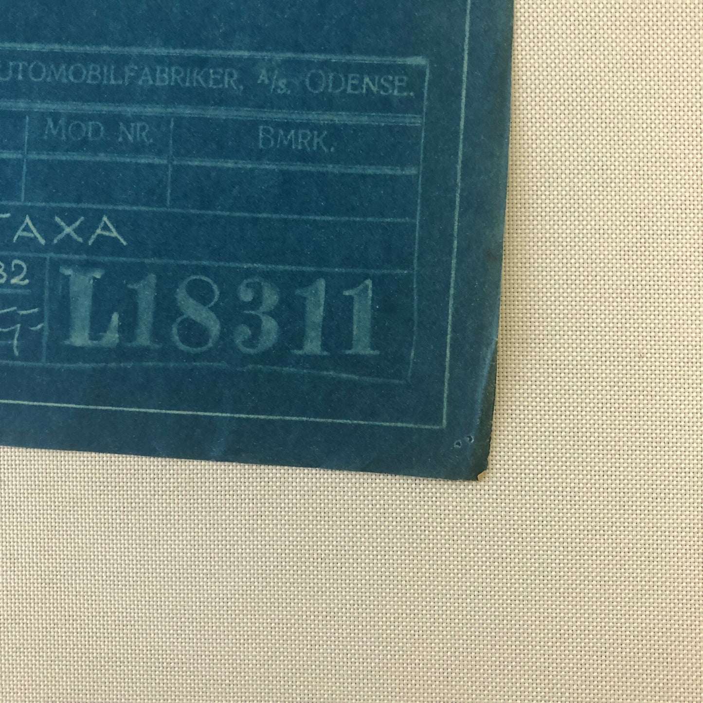 1932 Coachbuilder Car Design Blueprint Rendering Blue Print Taxi Body Style