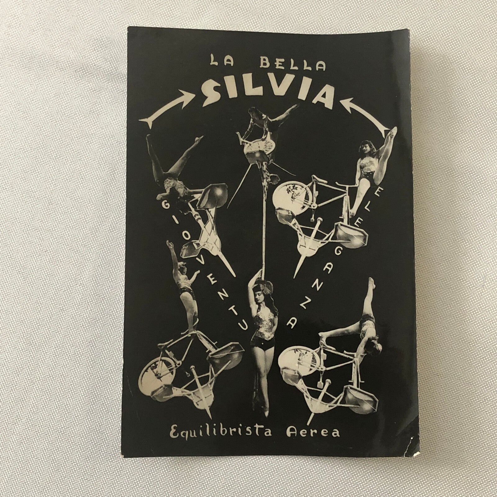 Circus Performer Balancing Act Bicycles La Bella Silvia Photo Photograph