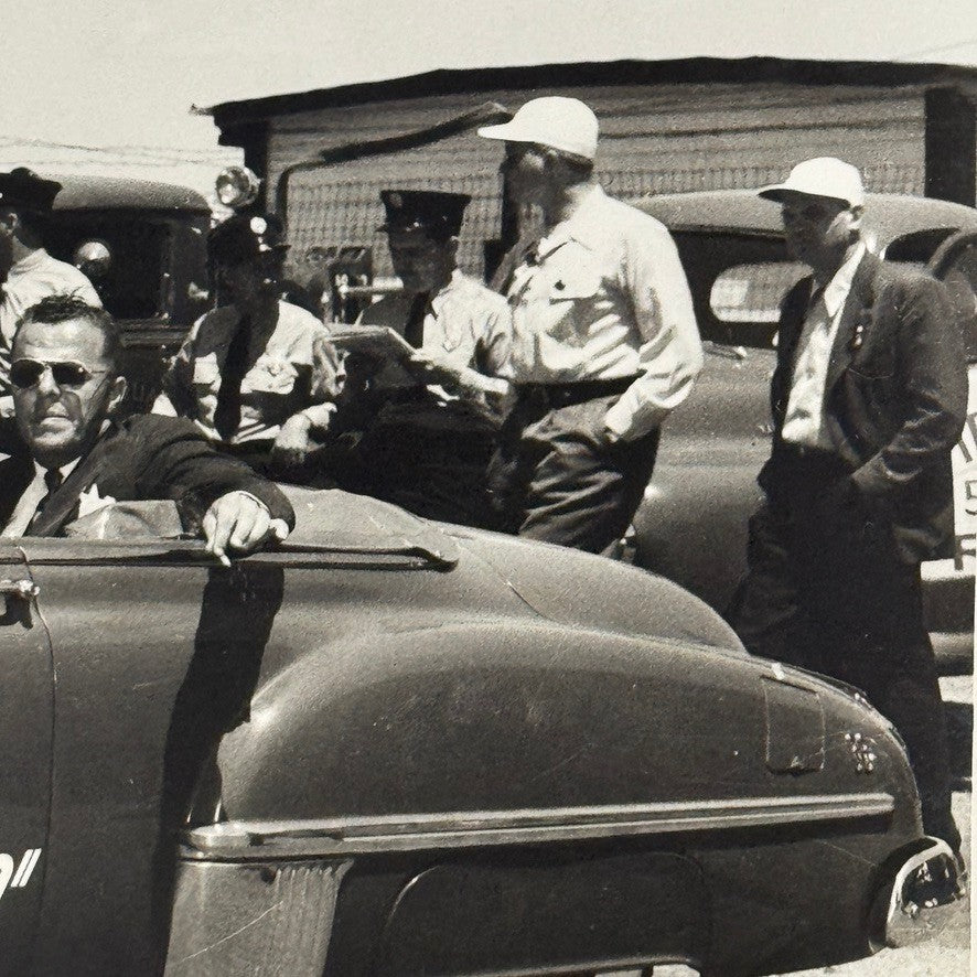 Vintage Indy 500 Racing Photo Oldsmobile 88 Official Pace Car Photograph