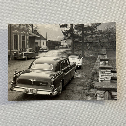 Cars on Street Mercedes Benz Porsche 356 Imperial Photo Photograph