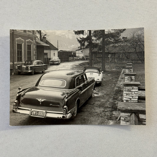 Cars on Street Mercedes Benz Porsche 356 Imperial Photo Photograph