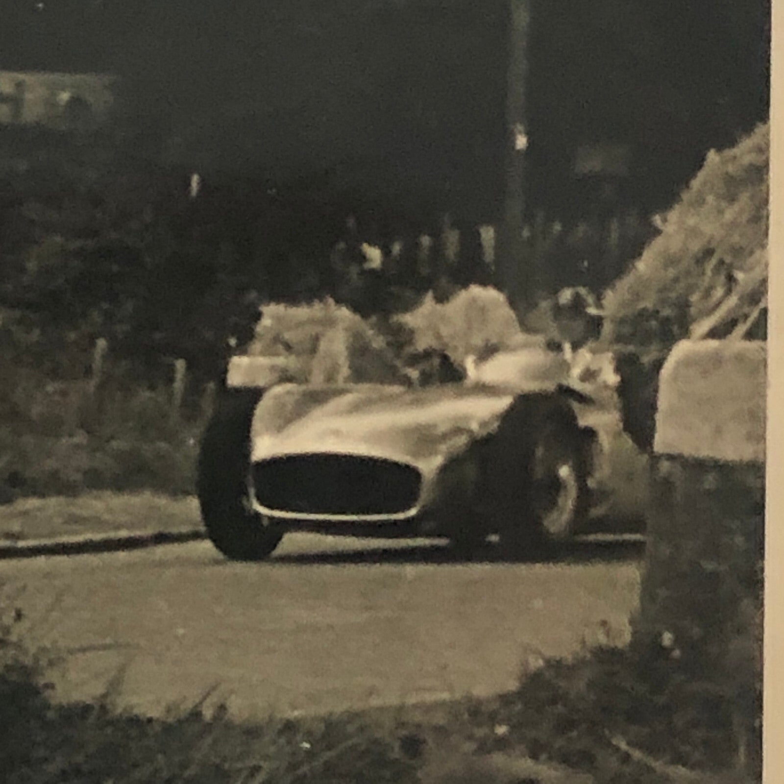 Vintage Racing Photo Photograph Print Mercedes Benz Grand Prix Car ?