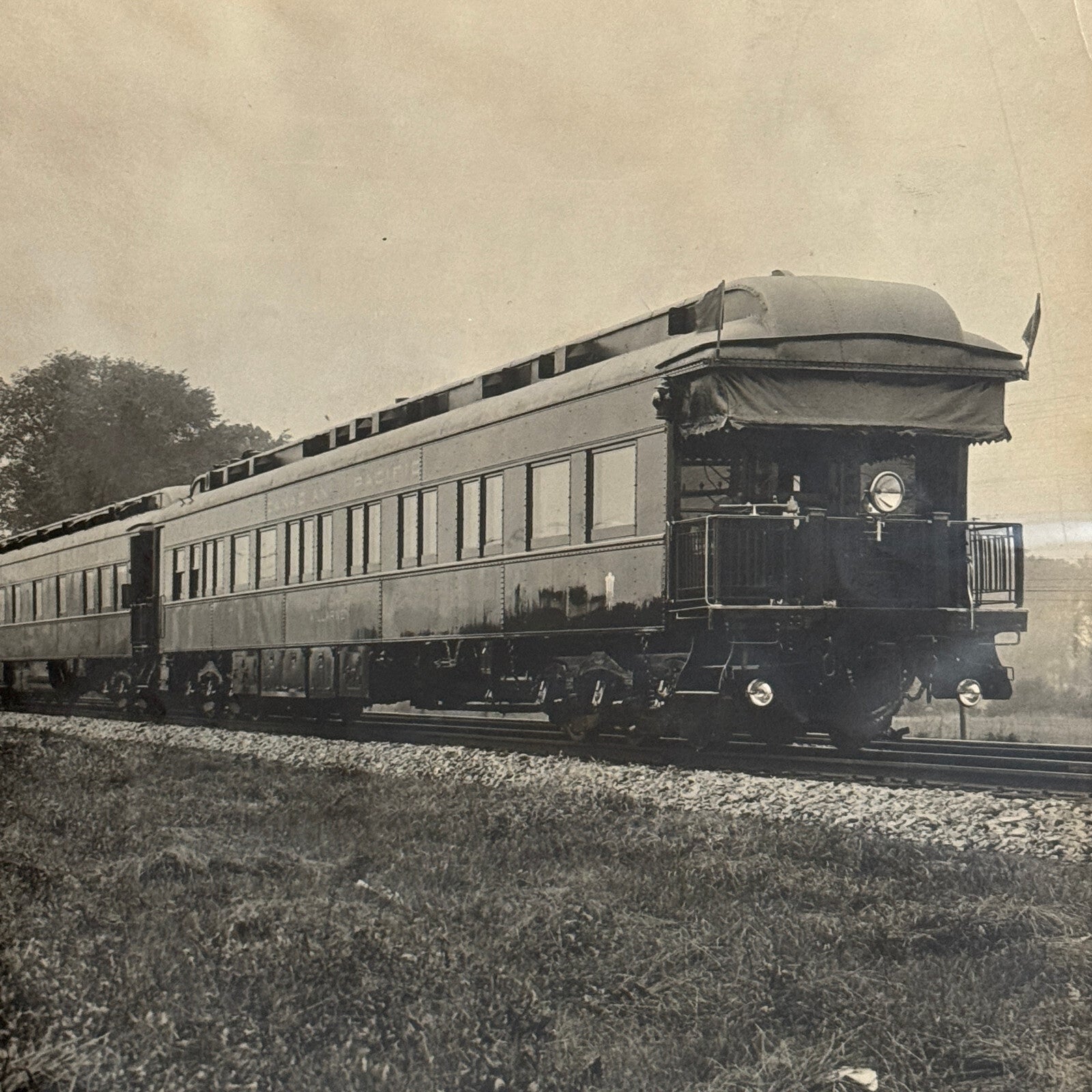 Royal Train Prince of Wales Canada Tour 1919 Press Photo Vintage Rail Railway