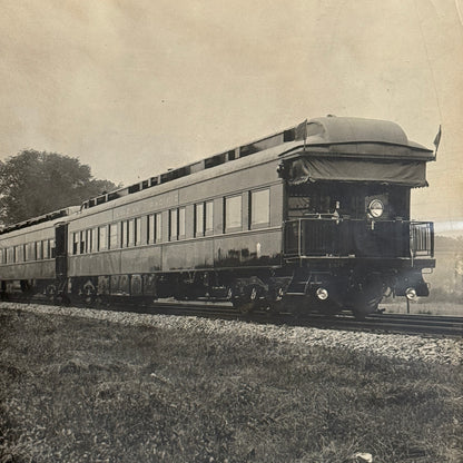 Royal Train Prince of Wales Canada Tour 1919 Press Photo Vintage Rail Railway