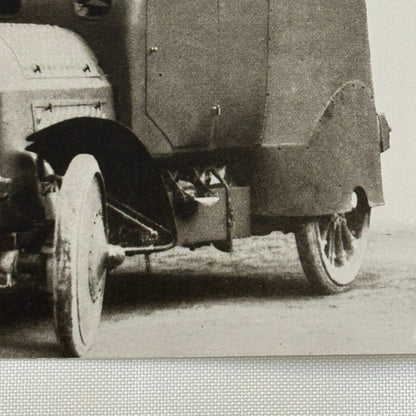 Early Military Tank Vehicle Truck Vintage Image Modern Print