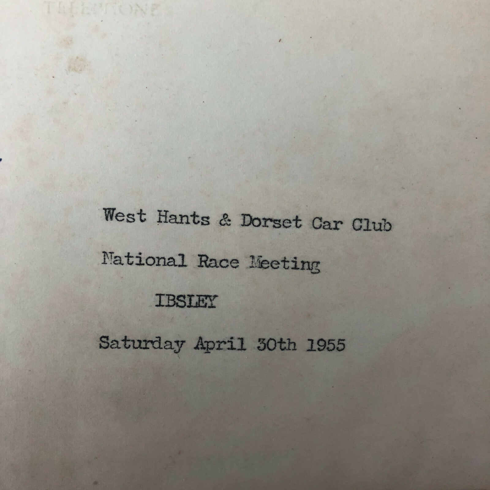 1955 John Green Lister Bristol Ibsley Racing Car Photo Photograph Image 