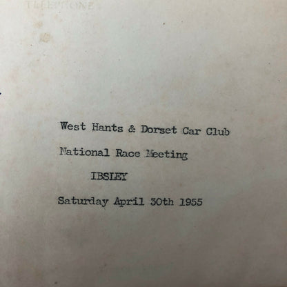 1955 John Green Lister Bristol Ibsley Racing Car Photo Photograph Image 