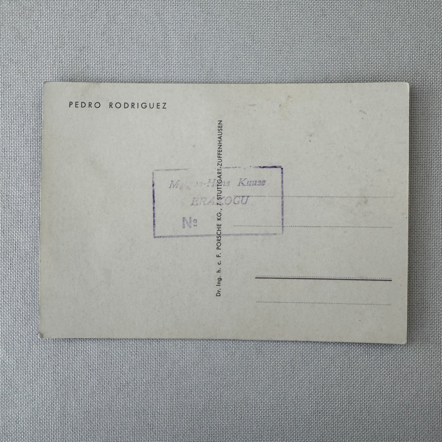 Pedro Rodriguez Porsche Racing Driver Photo Photograph Print