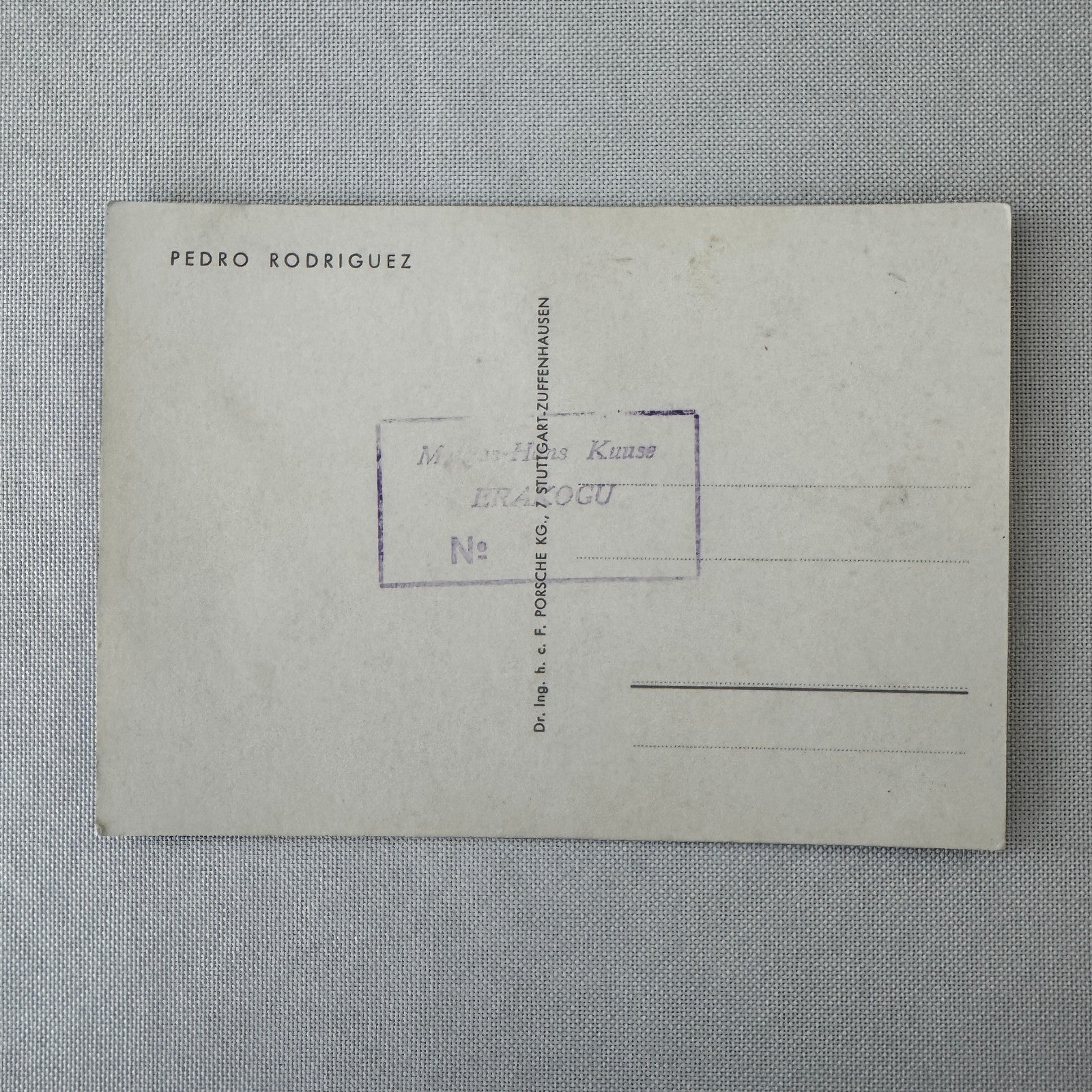 Pedro Rodriguez Porsche Racing Driver Photo Photograph Print