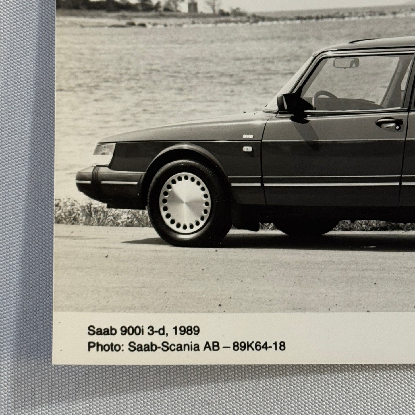 1989 Saab 900i Car Automobile Factory Photo Photograph Print Vintage Saab 900 i