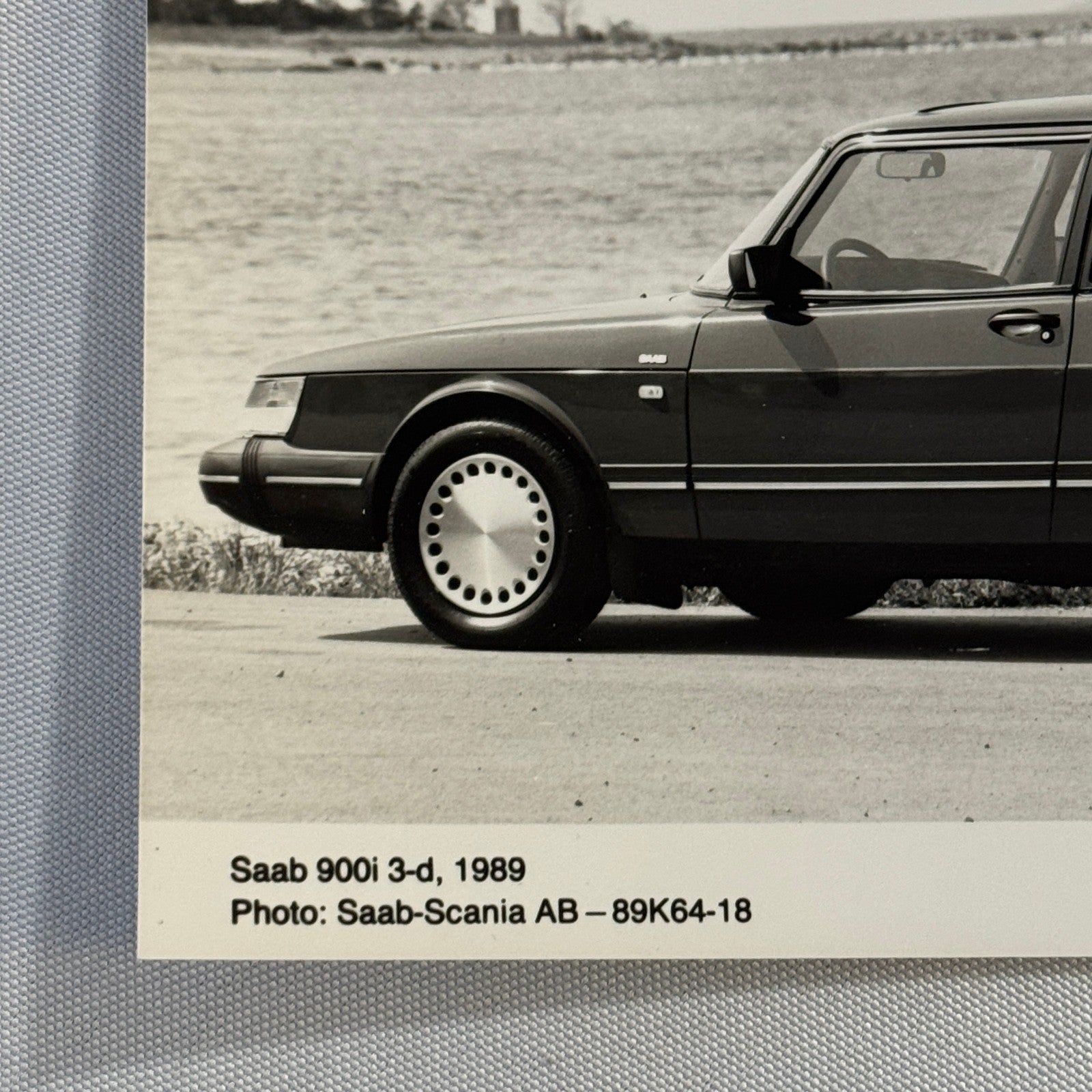 1989 Saab 900i Car Automobile Factory Photo Photograph Print Vintage Saab 900 i