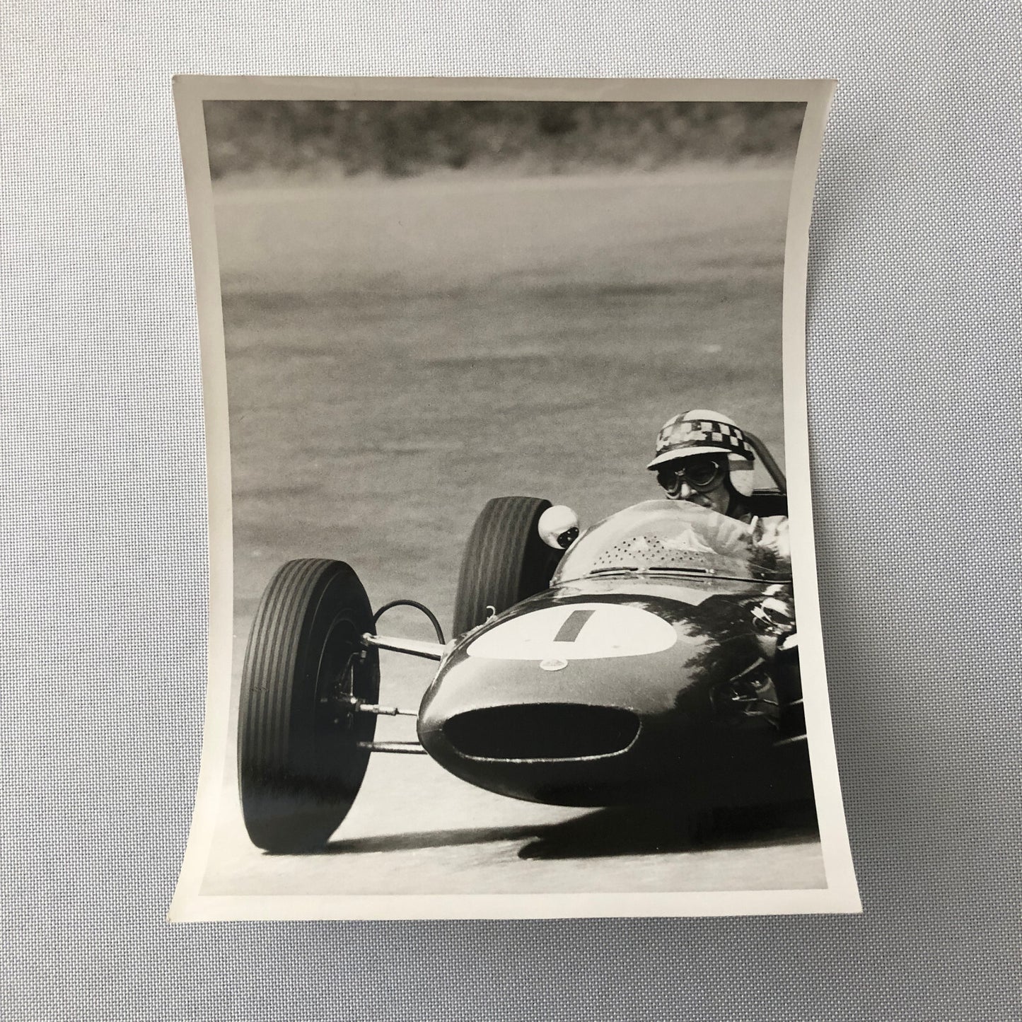 Vintage Solitude Grand Prix Racing Photo Photograph 1961 Innes Ireland Lotus