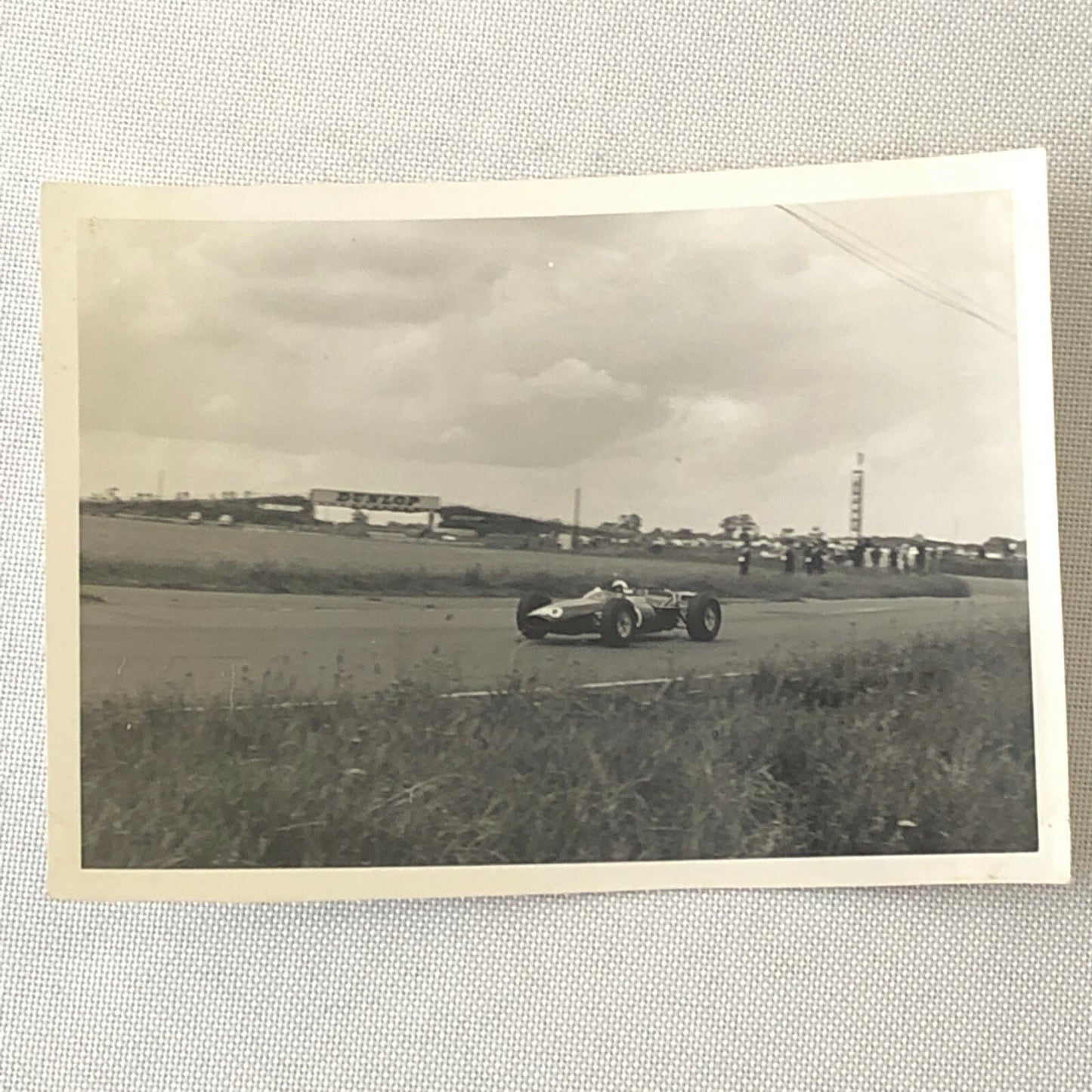 Vintage Racing Car Photo Photograph Print Motorsport Race Unidentified