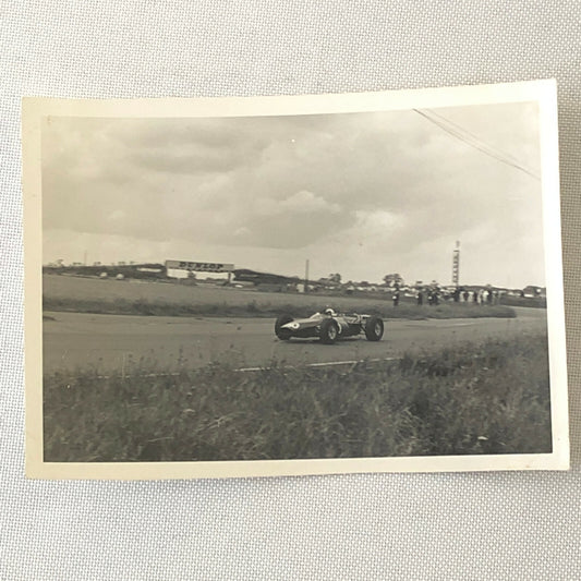 Vintage Racing Car Photo Photograph Print Motorsport Race Unidentified