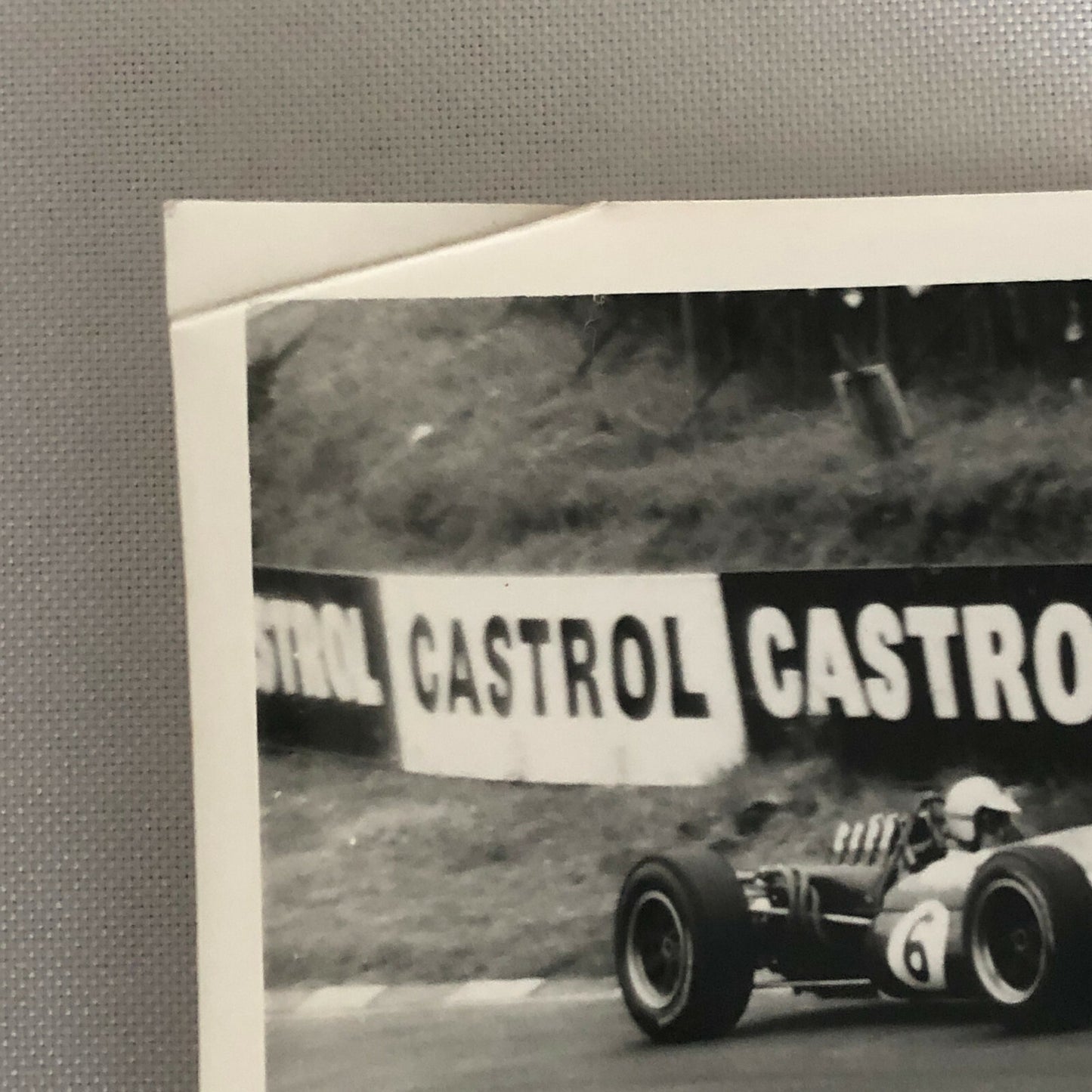 Vintage Grand Prix Racing Car Driver Photo Photograph Print 