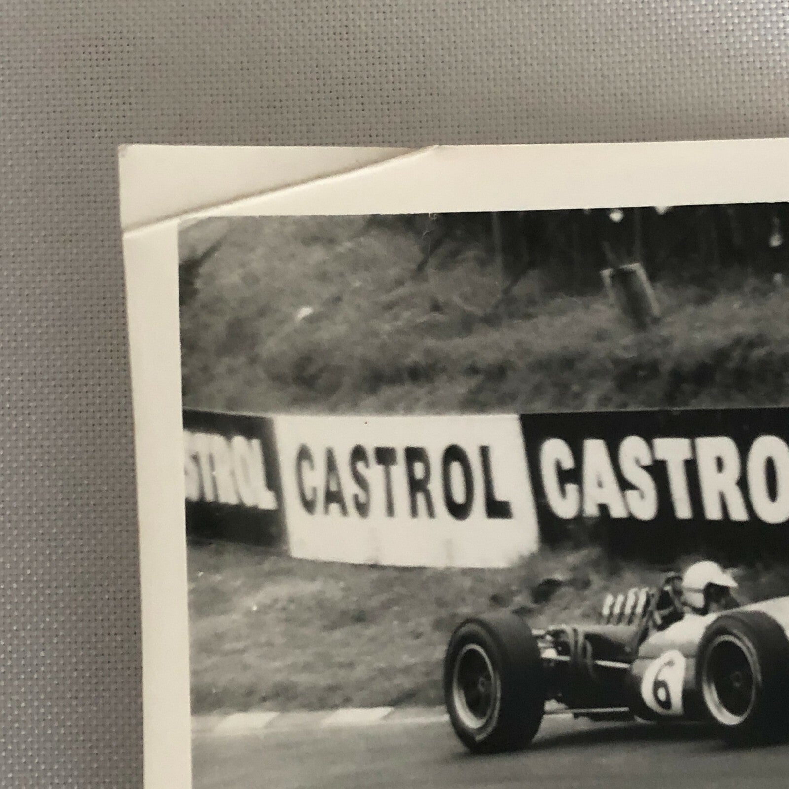 Vintage Grand Prix Racing Car Driver Photo Photograph Print 