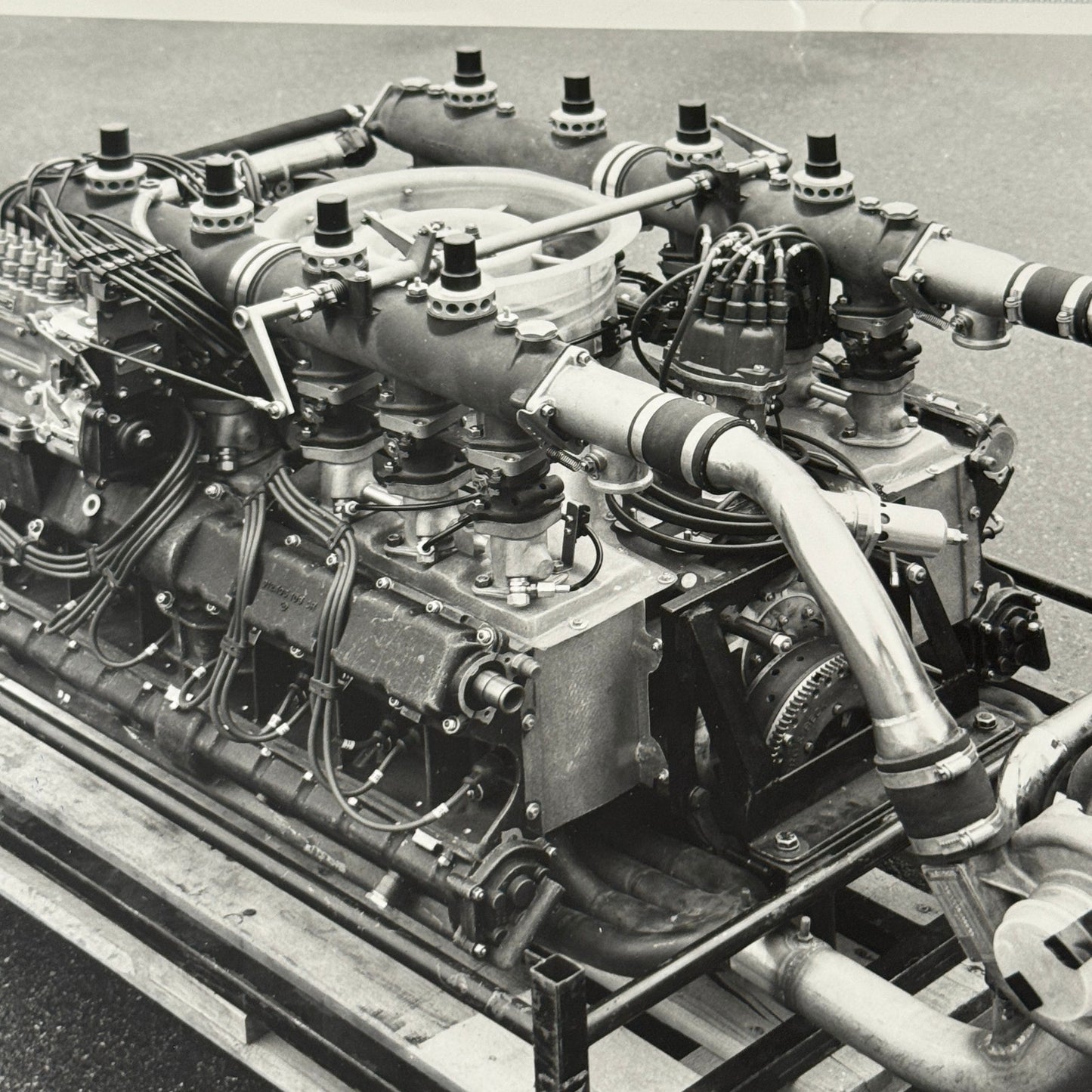 Porsche 917 Turbo Racing Engine Motor Photo Photograph Print Race Car