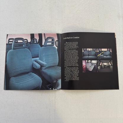 1990 Nissan Axxess Car Sales Brochure Catalog Vintage Advertising Canadian