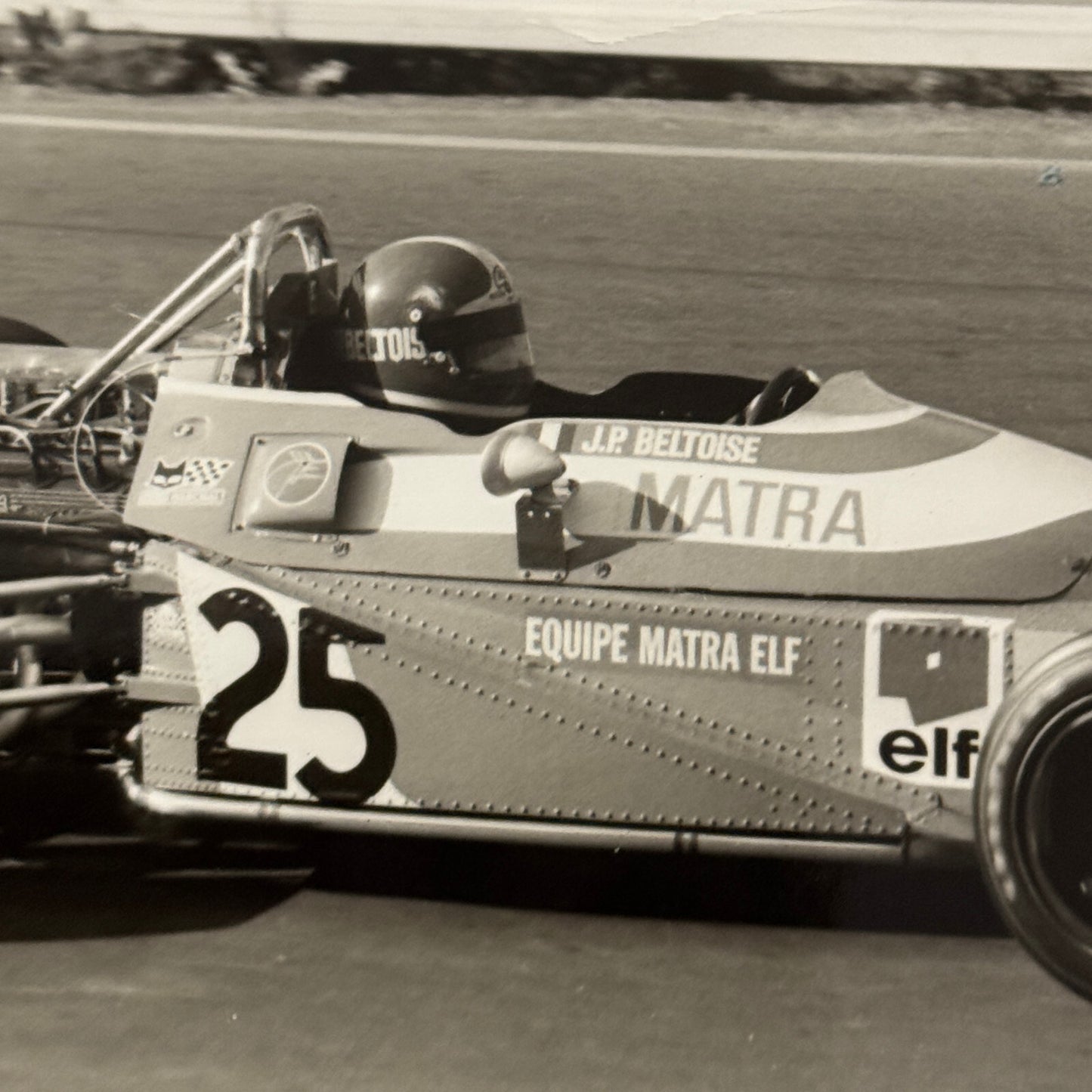 1970 Belgian Grand Prix Racing Photo Photograph Jean Pierre Beltoise JP Beltoise