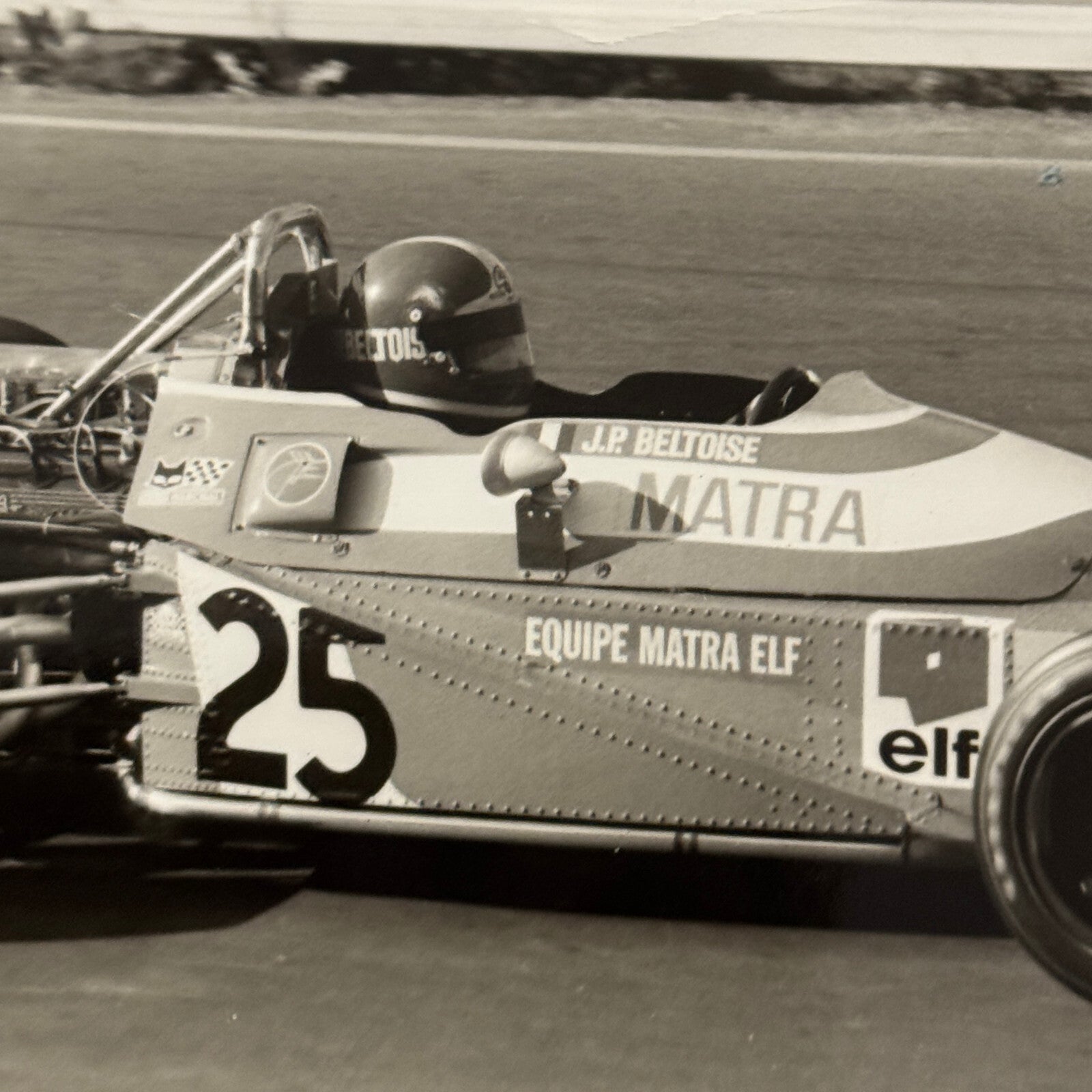 1970 Belgian Grand Prix Racing Photo Photograph Jean Pierre Beltoise JP Beltoise