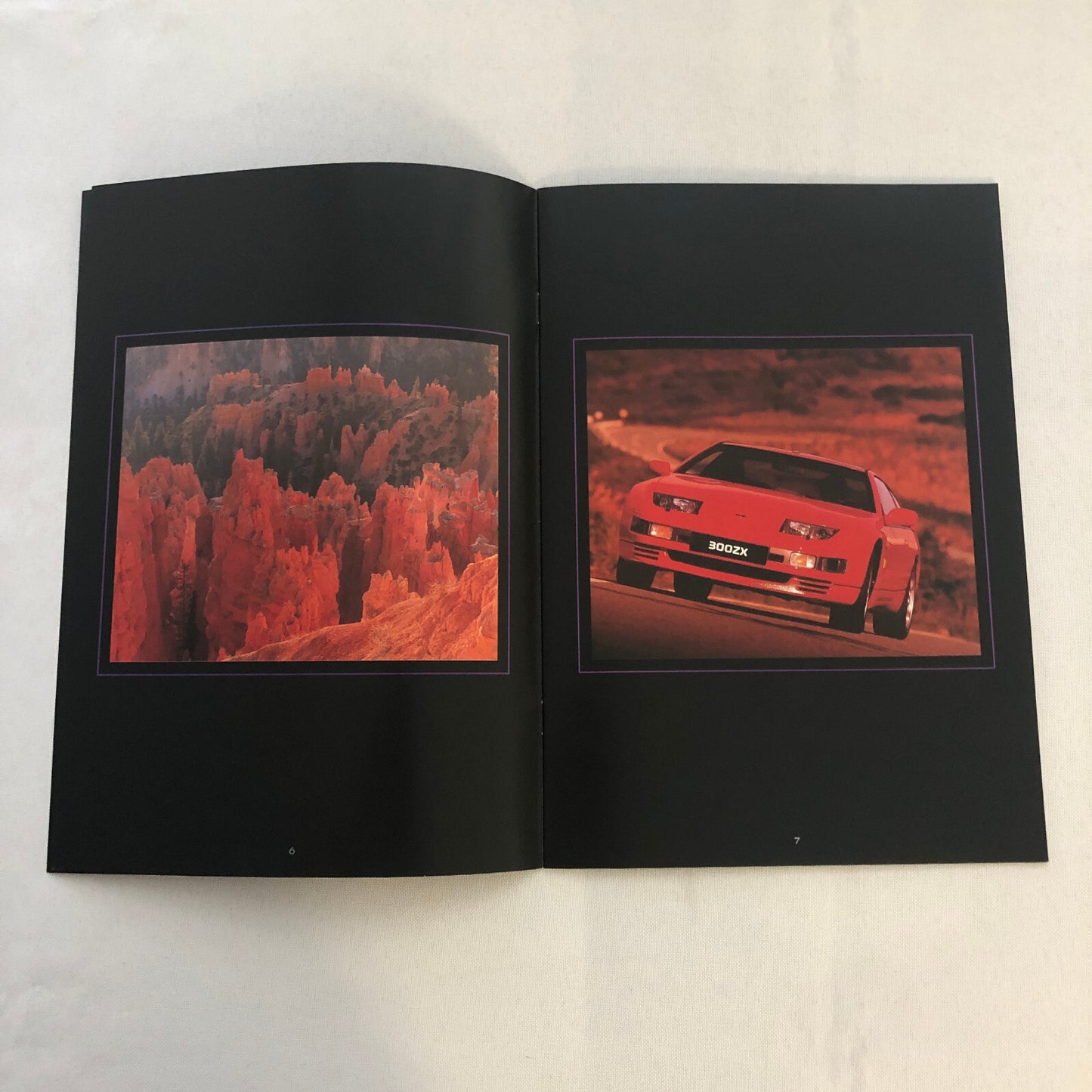 Vintage Nissan 300ZX Car Sales Brochure Catalog 300 ZX GERMAN Text European