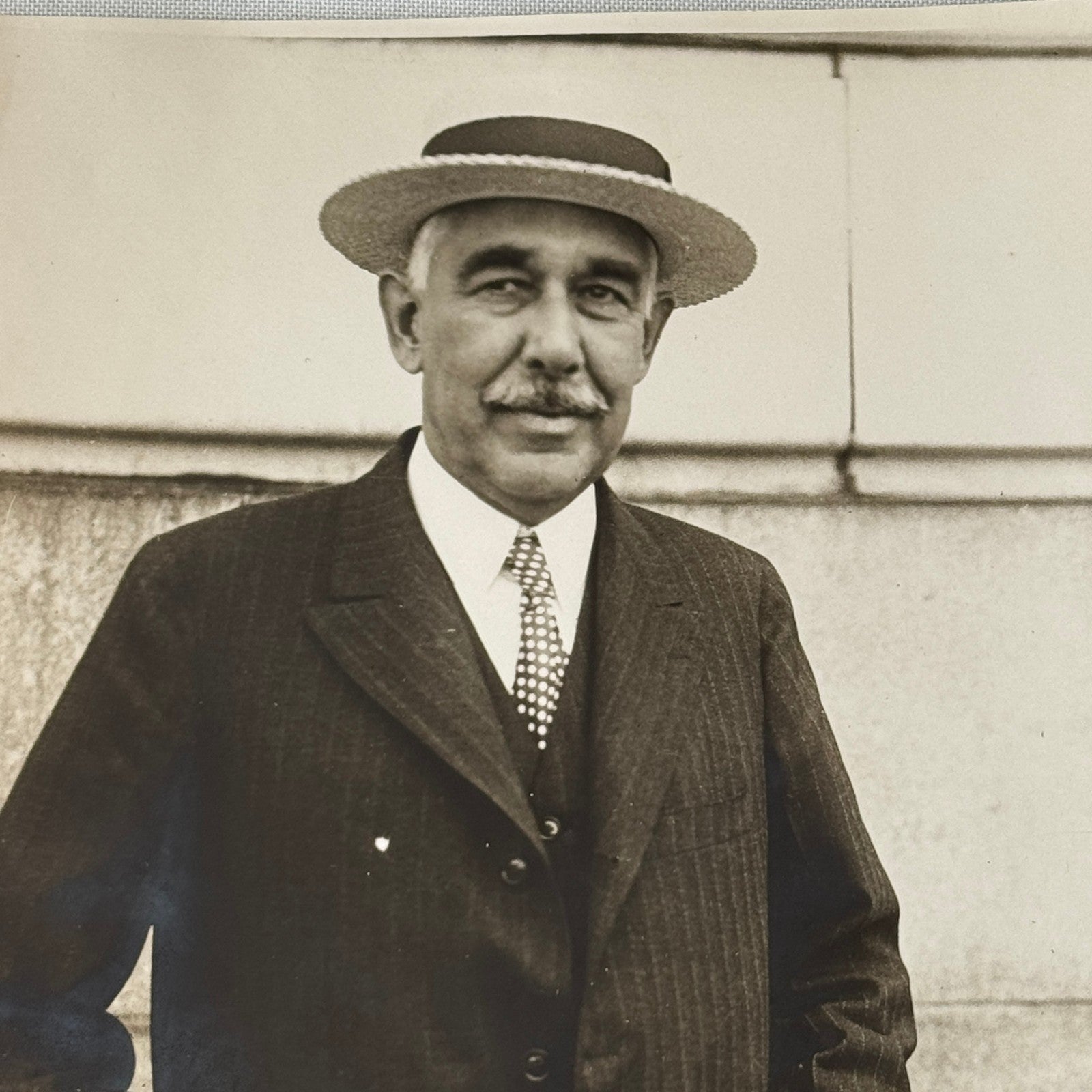 Press Photo Photograph Print Underwood & Underwood Unidentified Man Mellon ?