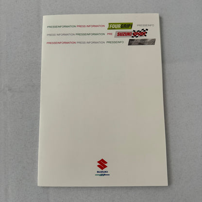 Suzuki Press Kit Vitara Ignis Rallye Racing Wagon R Liana Photos Brochure 2001