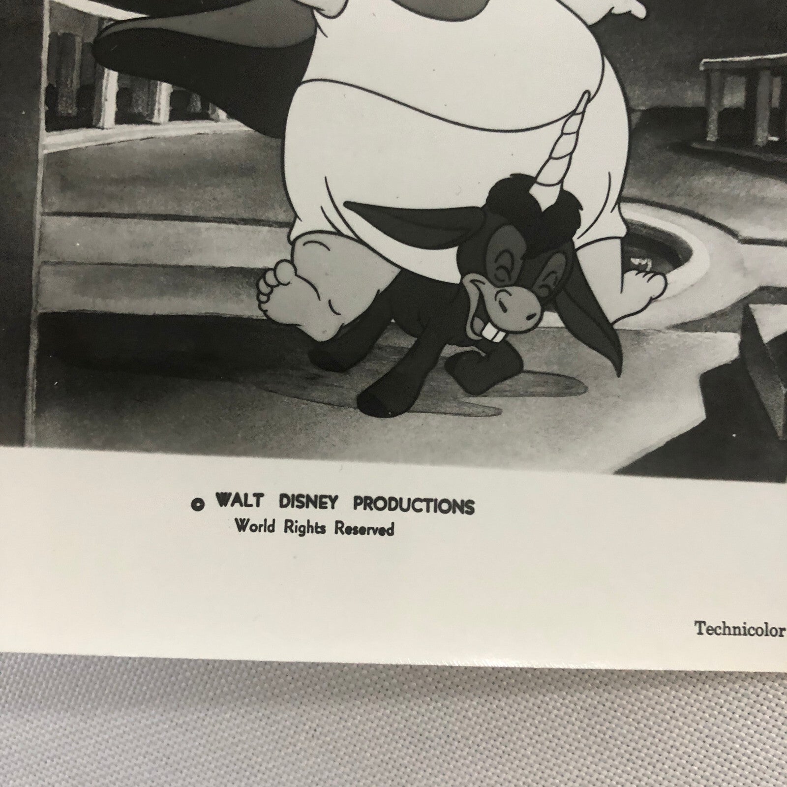 Walt Disney Fantasia Movie Film Press Photo Photograph Mickey Mouse Dinosaurs