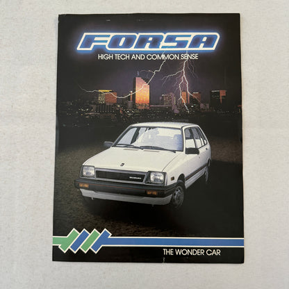 1986 Suzuki Forsa Car Sales Brochure Catalog 3 Door Forsa V 5 Door
