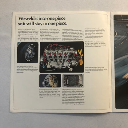 Vintage Volvo 164E Car Automobile Sales Brochure Volvo 164 E