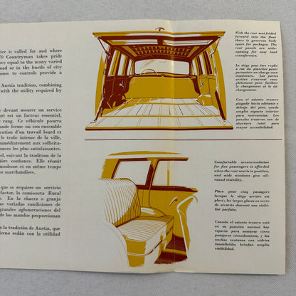 Austin A70 Countryman Car Sales Brochure Catalog Advertising Vintage