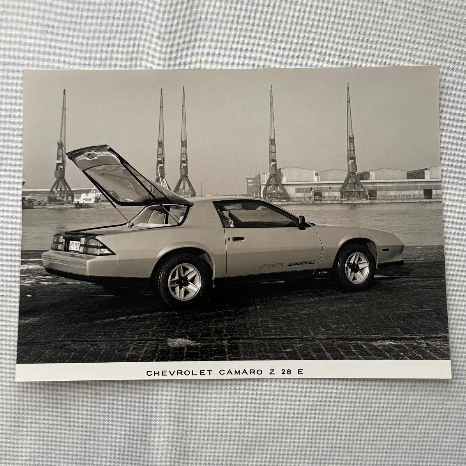 Chevrolet Camaro Z28 E Factory Press Publicity Photo Photograph Print Chevy