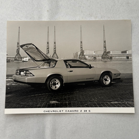 Chevrolet Camaro Z28 E Factory Press Publicity Photo Photograph Print Chevy