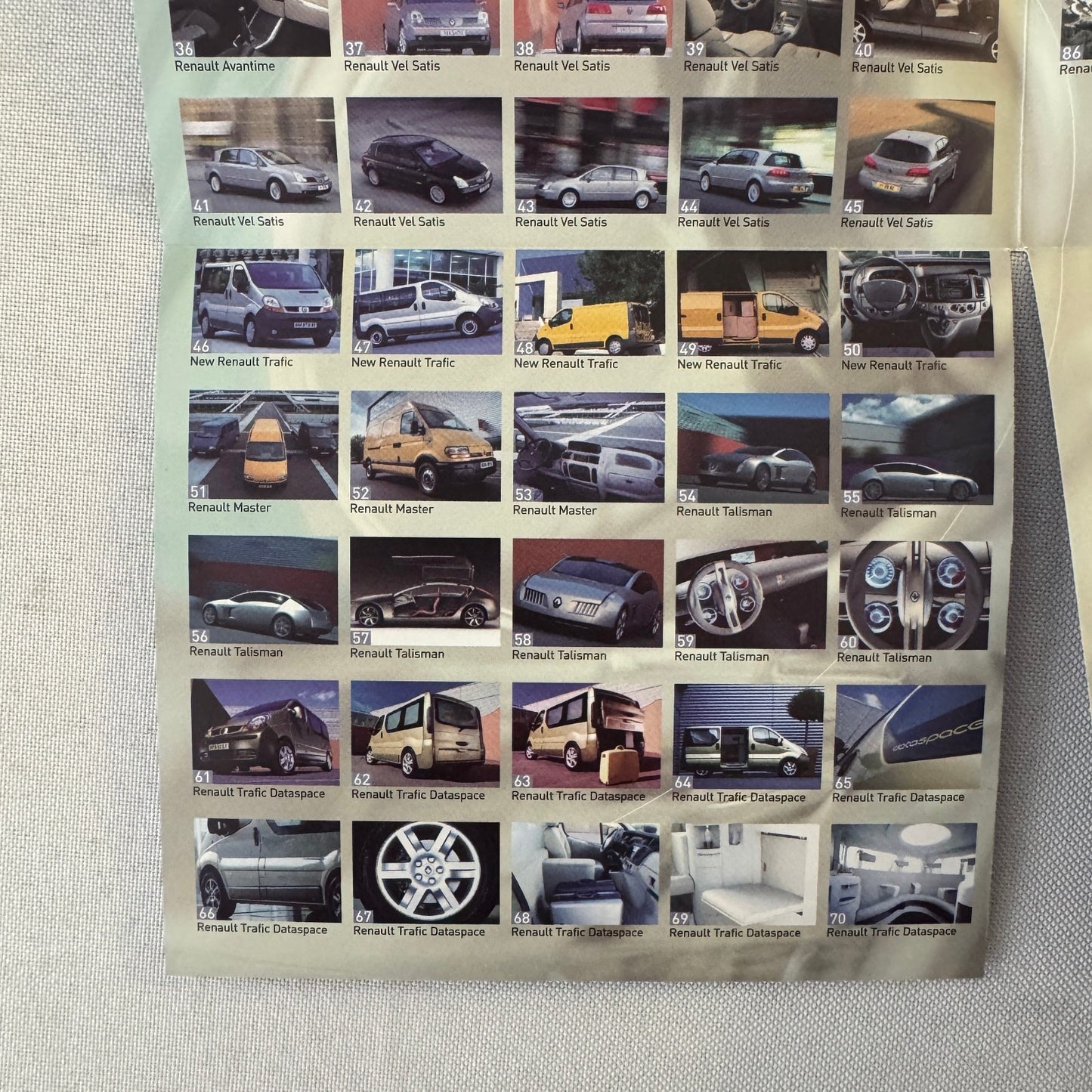 2001 Renault Frankfurt Autoshow Program Photo CD Clio Twingo Kangoo Espace