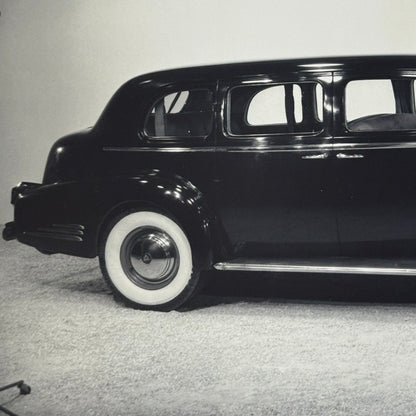 Vintage Cadillac Car Photo NEGATIVE with Print Automobile
