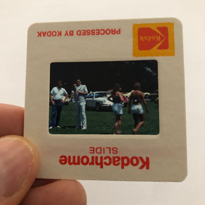 Porsche 911 Car Show 35mm Photo Slide Vintage 1981
