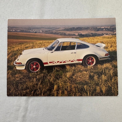 Porsche 911 Carrera Postcard Vintage Image Printed 2015