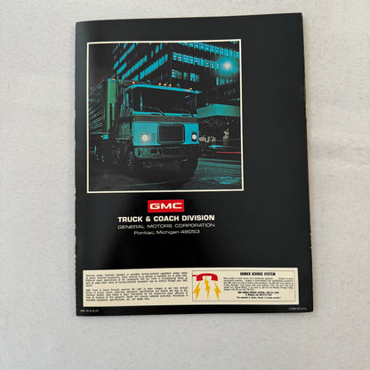 GMC Astro 95 Truck Sales Brochure Catalog Advertising Vintage