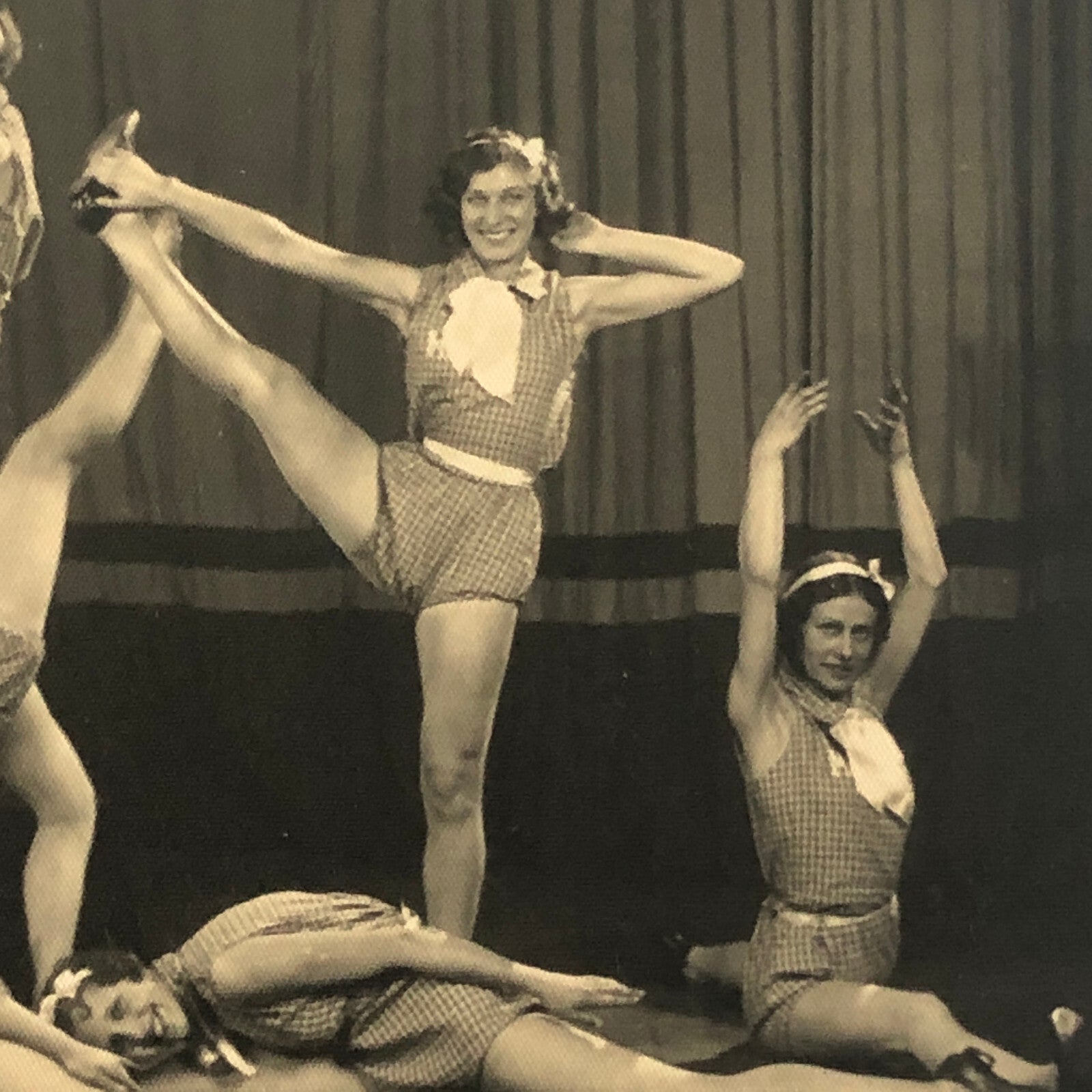 Dance Troupe Dancer Dancing Circus Photo Photograph Vintage Frances MacKenzie