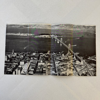 Vintage San Francisco Oakland Bay Bridge Map Brochure