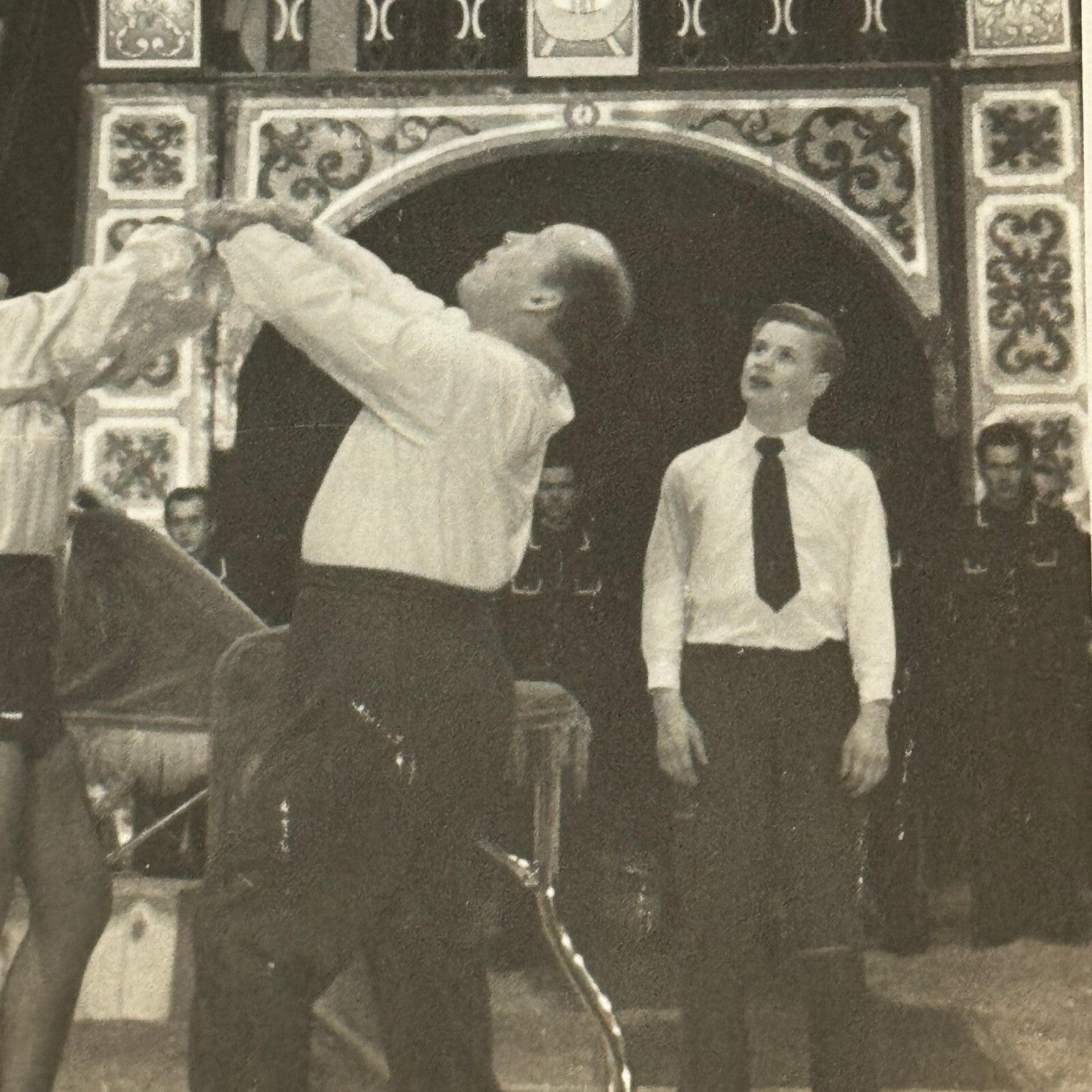 Vintage Circus Acrobat Tumbling Act Photo Photograph Original Allison Berlin