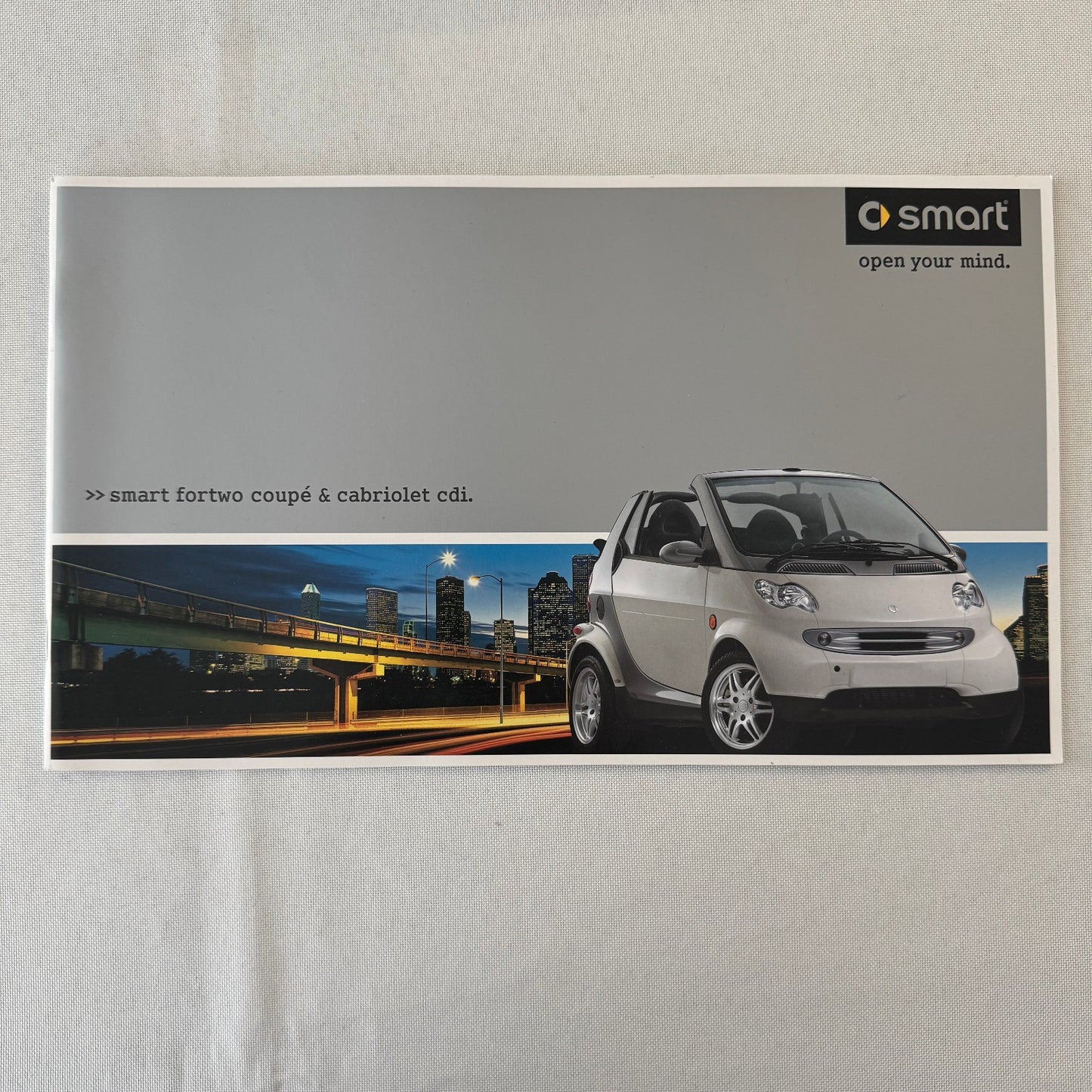 2007 2008 Smart ForTwo Coupe and Cabriolet CDI Sales Brochure Catalog Car