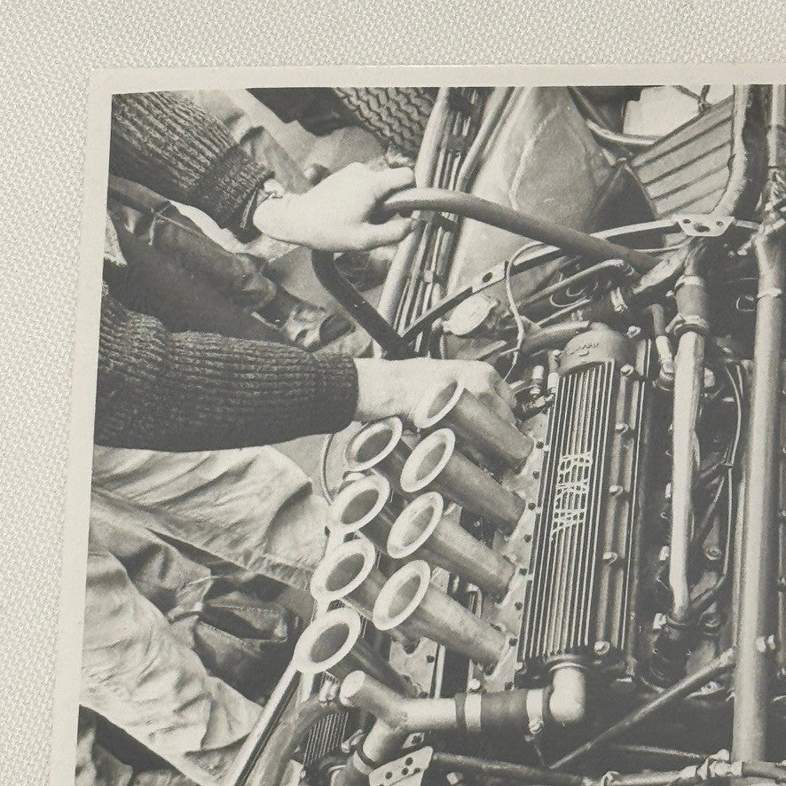 Vintage Racing Photo BRM Car 1966 German Grand Prix Race Engine Motorsport