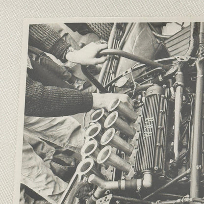Vintage Racing Photo BRM Car 1966 German Grand Prix Race Engine Motorsport